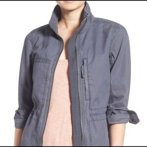 Madewell Fleet Utility Jacket XXSmall Blue Grey